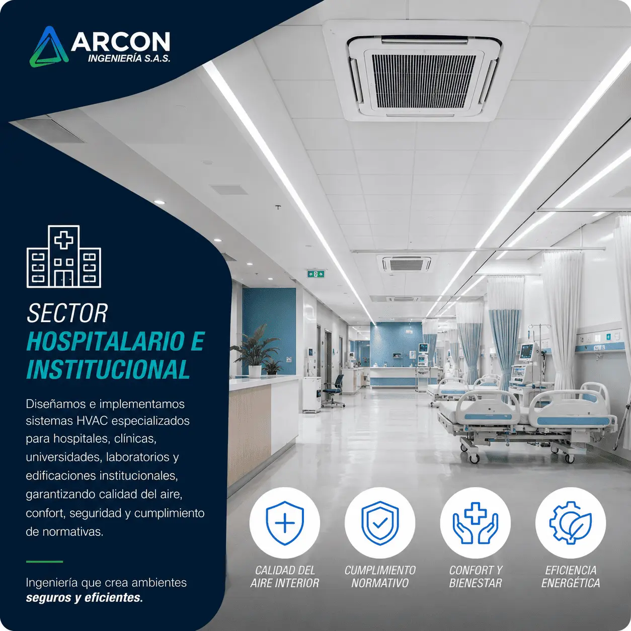 arcon ingeniería sas sector hospitalario e institucional