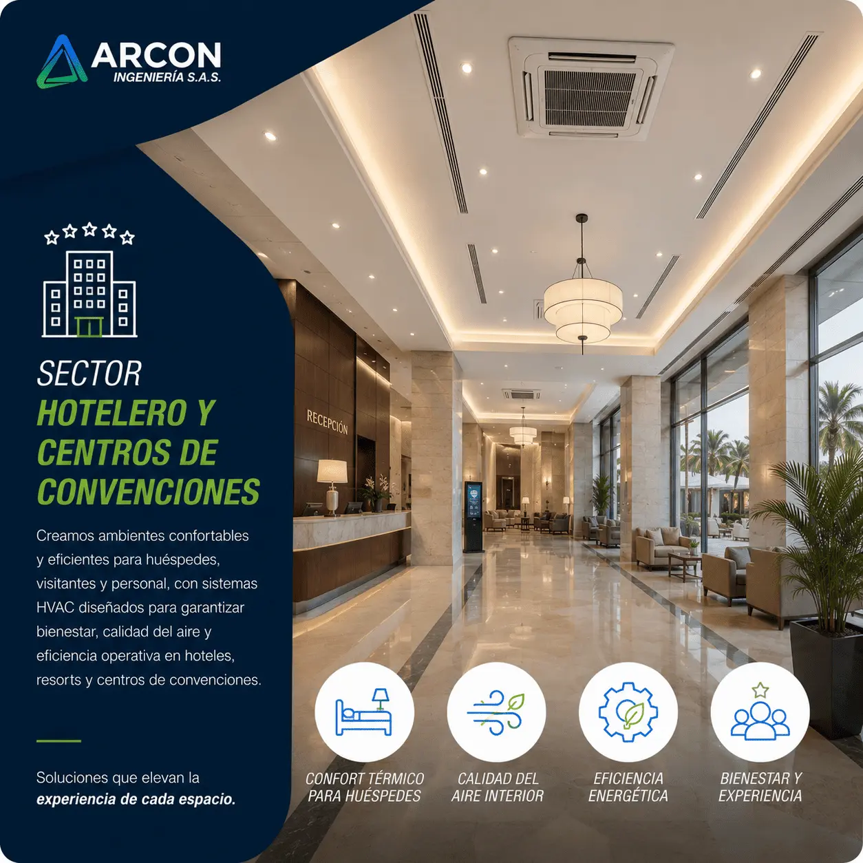 arcon ingeniería sas sector hoterlero y centros de convenciones