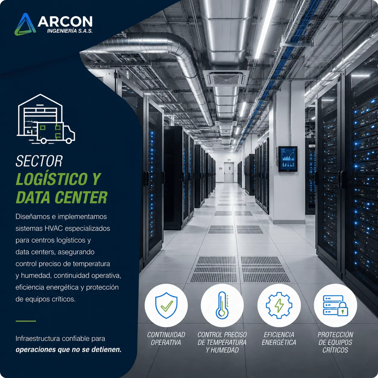 arcon ingeniería sas sector logistico y data center
