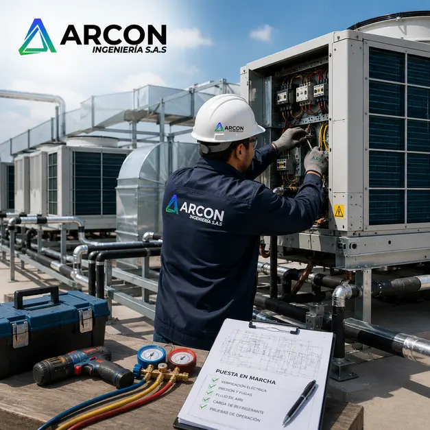 instalacion y arranque hvac